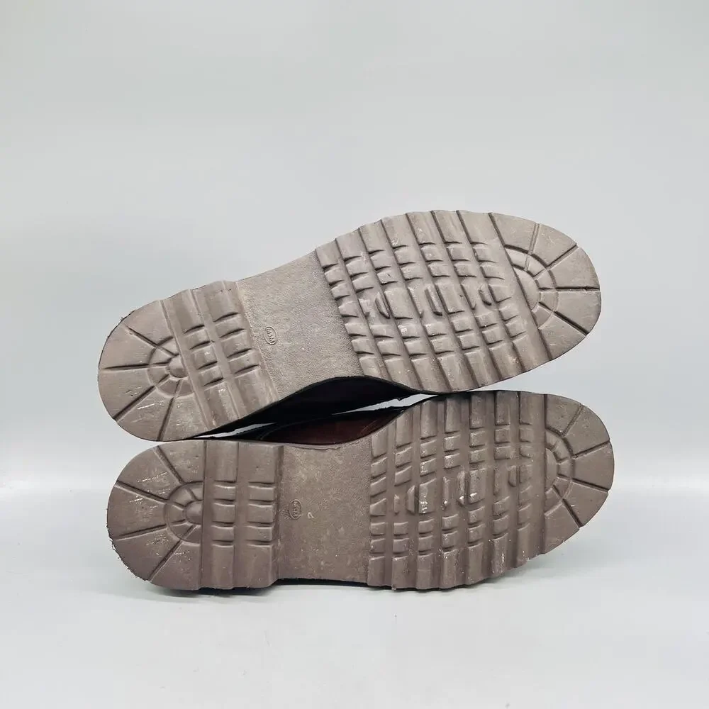 Cole Haan Shoes Mens 10 Brown Leather Lug Sole Moc Toe Casual Comfort Walking